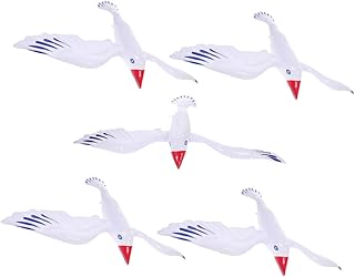 Sosoport 5 Globos De Agua Flotadores Gaviotas Flotantes Decoración Simulada Para Playa Piscina Inflables Gaviotas Pájaros Juguetes Para Fiestas Juguetes Inflables Estatuas De