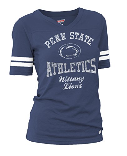 NCAA Penn State Nittany Lions Junior Classic College Basic Logo Tee, Navy, Small