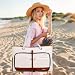 Imagen de Lekespring Bolsa de Playa Grande XXL con Cremallera para Mujer