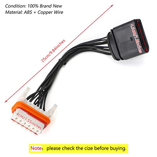 Topteng Xenon Scheinwerfer Kabelbaum für Porsche Cayenne 2003-2006 955-631-239-11