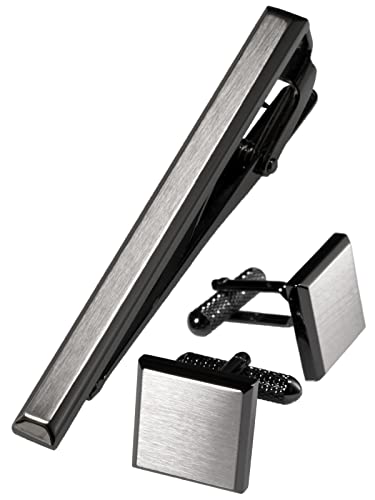 Image of [TAVARAT] Tie Clip Tie Clips for Men Black Silver Light Gold Tie Bar Tie Pin Tps-163