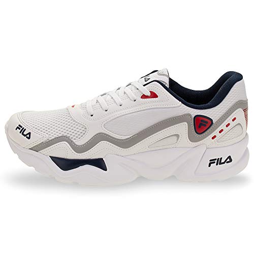 Tênis Interceptor, Fila, Masculino, Branco/Marinho/Vermelho, 43