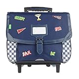  Tann\'s Cartable à roulettes Les Fantaisies Mathéo 38cm 2 compartiments