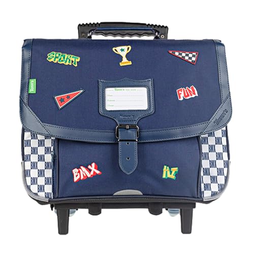 Cartable à roulettes Tann's Mathéo pour soulager le dos des enfants en primaire