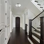 GLOBE Electric 63357 2-Light Semi-Flush Mount Ceiling Light, Brushed Nickel, Chrome Accents, Frosted Glass Shade, Kitchen, Lights, Bathroom, Home Essentials, Bedroom, Closet Light, Lighting Fixtures - Image 2