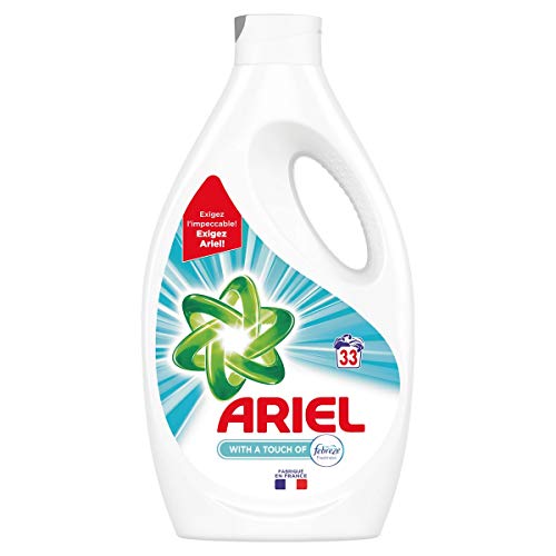 ARIEL Febreze Lessive Liquide 1,815 L 33 Lavages - Lot de 2