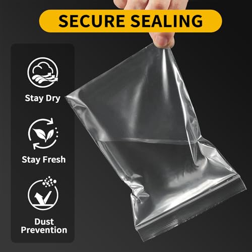 200 Pack Small Plastic Bags For Jewelry, Mini Baggies 4 Assorted Sizes. 2x3 3x3 3x5 4x6 Inch 2 Mil Thick Poly Zipper Lock Bags Clear for Jewelry, Bead, Crafts, Small Parts Storage3
