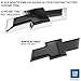 Billet Bowtie  Rear Emblem Insert- Black - 2015-2018 Tahoe/Suburban