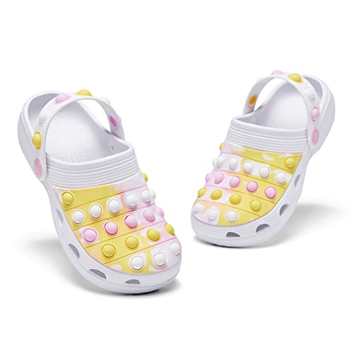 Engtoy Kids Clogs Boys Girls Garden Shoes Slip On Kids Slides Sandals Funny Lightweight Beach Slippers Big Kid #TOP5