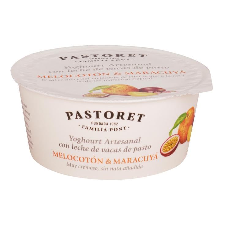 (6 unidades x 170g) Kéfir PASTORET 170g Sabor Coco y Piña o Melocotón y Maracuyá (Producto Refrigerado) (Melocotón y Maracuyá)