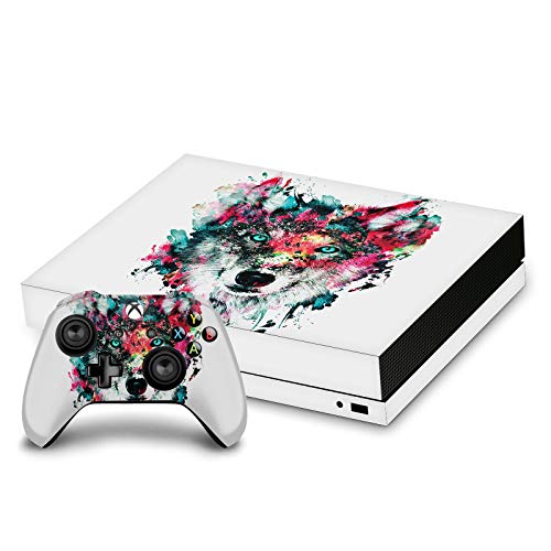 Vinyle autocollant Xbox One X loup mix art haute précision