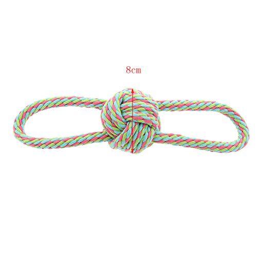 Brinquedo de mastigar para cães da Homozy com corda trançada para animais de estimação indestrutível