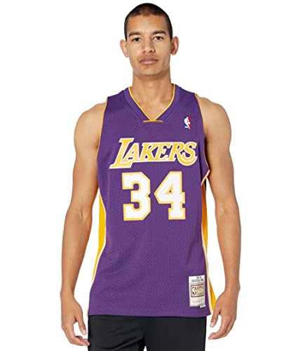 Mitchell & Ness NBA Swingman Jersey Lakers 99-00 Shaquille O'Neal Purple MD