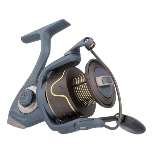 Pflueger President Spinning Fishing Reel, Size 40, 10 Stainless Steel Ball Bearing System, Sealed Oil Felt Front Drag, Lightweight Graphite Construction