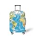 Morbuy Elastisch Kofferhülle Kofferschutzhülle Anti-Kratzer Staubdicht Kofferüberzug Luggage Protector Cover Kofferbezug Reisekofferabdeckung (Blaue Karte,L)