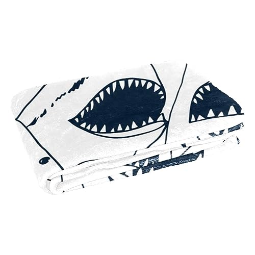 Couverture requin douce pour vos soirées cinéma et sorties camping - 3