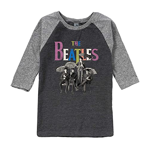 HYBRID APPAREL - The Beatles - Umbrella Rainbow - Toddler and Youth Raglan