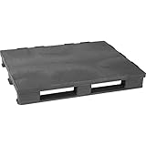  Vielzweck-Kunststoffpalette, mit Stahleinlage - LxBxH 1200 x 1000 x 150 mm - ab 1 Stück - Containerpalette Exportpalette Industriepalette Kufenpalette Kunststoff-Palette Kunststoffpalette