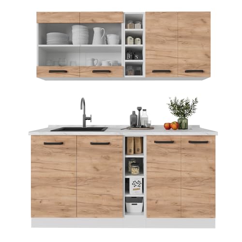 Le cucine della serie R-Line si distinguono per un design ottimale e una versatilità universale. In opzione, offriamo anche pannelli per lavastoviglie completamente integrati del marchio Vicco.