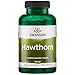Produktbild Swanson Superior Herbs, Weißdorn-Extrakt 500mg, 120 Kapseln - 250mg Weißdornextrakt (Standardisiert 1.8% Hyperoside) + 250mg Ganzen Weißdornbeeren (Hawthorn Berries Extract Standardised capsules - Crataegus Oxyacantha)