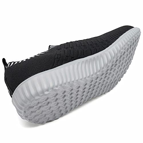 Image of konhill Womens Walking Shoes Slip On Sneakers Breathable Mesh Lightweight Casual Footwear for Daily Commute