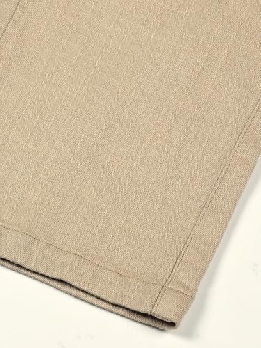 Image of Thomas Scott Men's | Solid | Light Weight | Breathable Fabric | 6 Pocket | Ankle Length | Mid Rise | Regular Fit | Linen | Elasticated with Drawstring | Chino Trouser | Pants