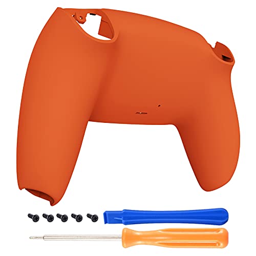 eXtremeRate Rückseite Abdeckung Kompatibel mit ps5 Controller, Hülle Case Gehäuse Ersatz Schale Abdeckung für Playstation 5 Controller(Orange)