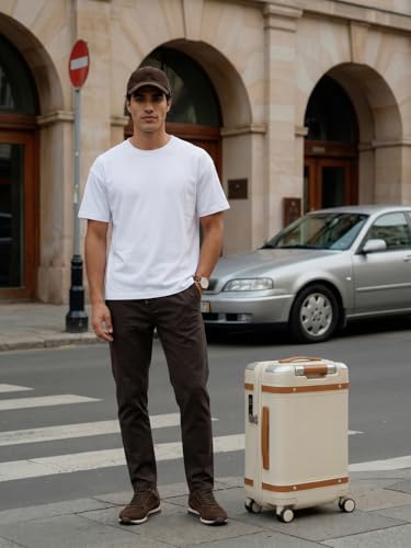 Image of Nobero Chino Pants for Men | Oversized Fit | Multiple Pockets | Elasticated Waist | Casual & Utility Wear