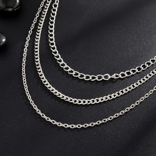 Fashion Layered Pants Wallet Chains Exquisite Gold Silver Cross Jean Pocket Chain - image 6