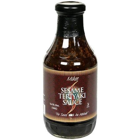 Mikee Sesame Teriyaki Sauce, 20 oz (Pack of 12)
