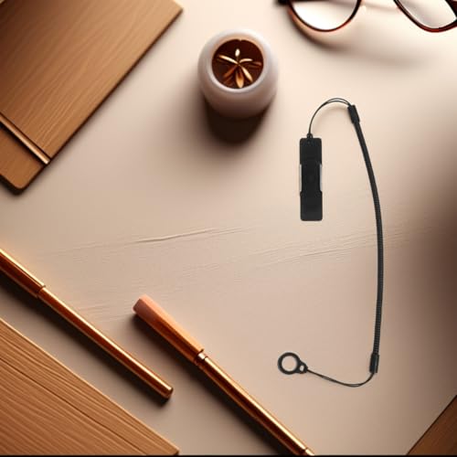 Cordon tactile rétractable pour écran suspendu à une dragonne souple
