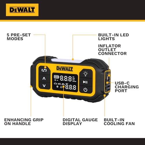 DEWALT 150 PSI Portable Tire Inflator