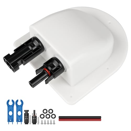 Pjerjzn Solar Cable Entry Gland 10Awg Solar Cable and Solar