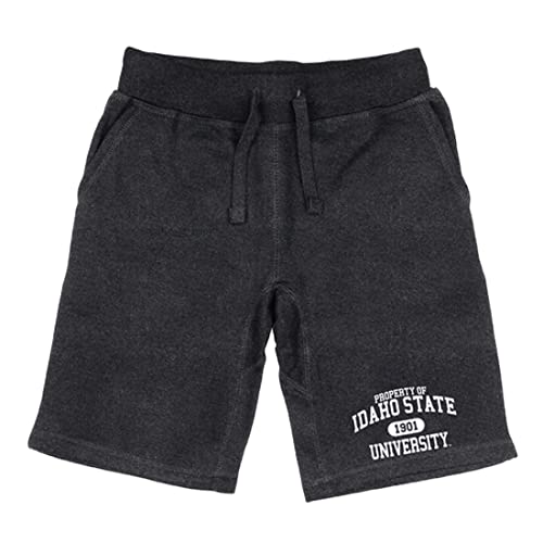 W Republic 566-222-HCH-03 Men Idaho State Bengals Property Shorts Heather Charcoal - Large