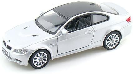 KiNSMART BMW M3 Coupe 1: 36 سيارة لعبة نموذجية (فضية)