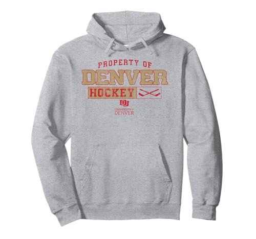 Denver Pioneers Hockey Vintage Property Officially Licensed Pullover Hoodie