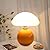 DKCONONY Mushroom Lamp for Bedroom Living Room,Mushroom Table Lamps for Bedside Night Stands,3 Color Temperature Desk Small Table Lamp,Cute Mini Modern Night Light Lamp,Unique Home Decoration