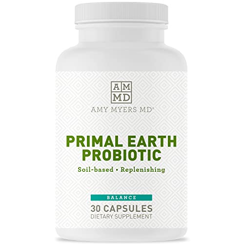 Prescription Strength Three Strain Soil Based Probiotic - Primal Earth Probiotic from The Myers Way Protocol - Promotes Normal Bowel Pattern, Replenishes Healthy GI Microflora – Dietary Supplement