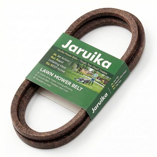 Jaruika 954-05078 754-05078 Deck Belt Replacement for Cub Cadet MTD Troy-Bilt 954-05078 Husqvarna 574845603 for Exmark 1-413308 413308 (5/8 x 143 1/2)