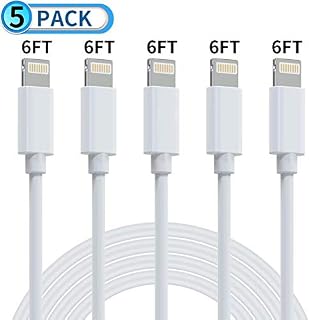 Mfi Certified iPhone Charger Actionpie, 5Pack (6FT/2M) Lightning Cable iPhone Cable USB Fast