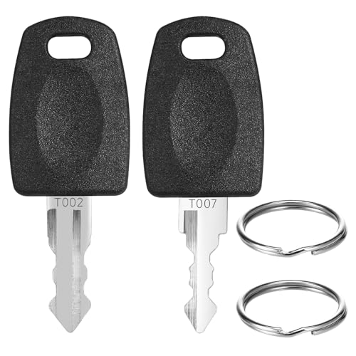 Lot de 2 Clés Compatibles avec TSA007 TSA002, Wefaly Master Key Lot de 2 Clés Multifonctions pour TSA007/002 Compatible avec Bagages Valises mot de Passe...