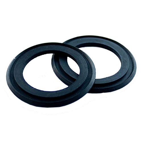 Image of Oracstar O/Flow Black 3/4" Tank Connector Washer - Pack of 2