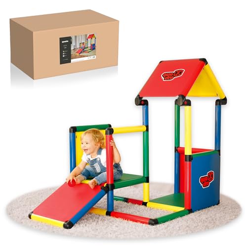 Quadro Adventure – Modulares Klettergerüst und Spielturm für Kinder,...