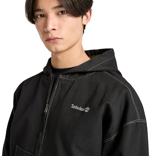 Timberland Men's Washed Duck Canvas Hooded Bomber2