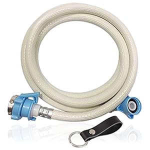 Fusion Star 2 Meter Flexible PVC Washing Machine Water Inlet/Inflow Hose Pipe with 2 Type Tap Adapters/Connectors for…