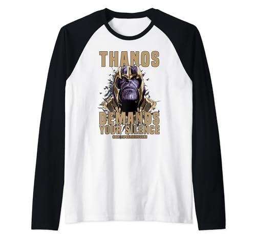 T-shirt Raglan Avengers Endgame Thanos Vêtement Baseball Marvel Homme Femme