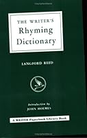 Writer's Rhyming Dictionary 0871161435 Book Cover