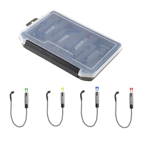 Alarma de pesca multifuncional sensible con cadena swinger