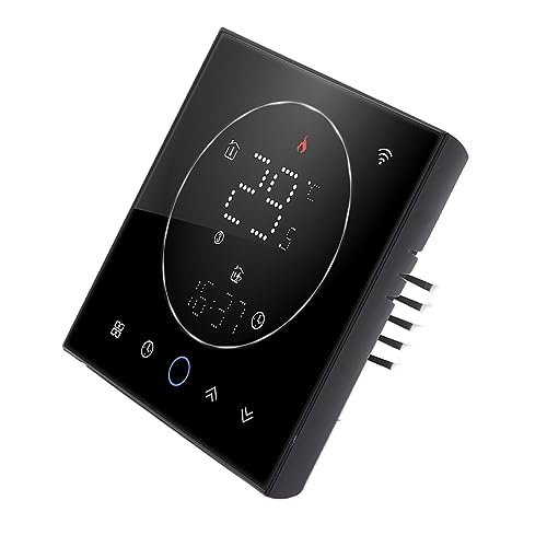 Termostato WiFi programable para control de válvula de calefacción de agua con pantalla LED 5