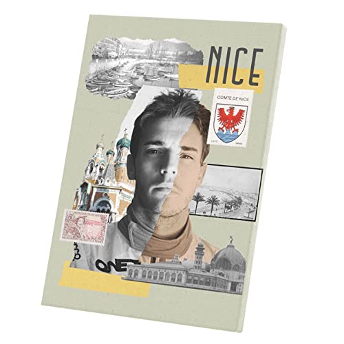 Affiche Nice collage France Sud soleil pour illuminer votre décoration de bureau et séjour